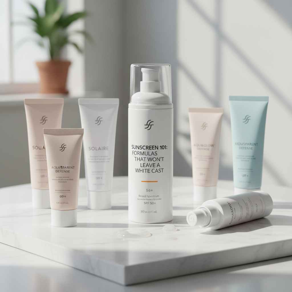 Sunscreen 101 Formulas That Won't Leave a White Cast