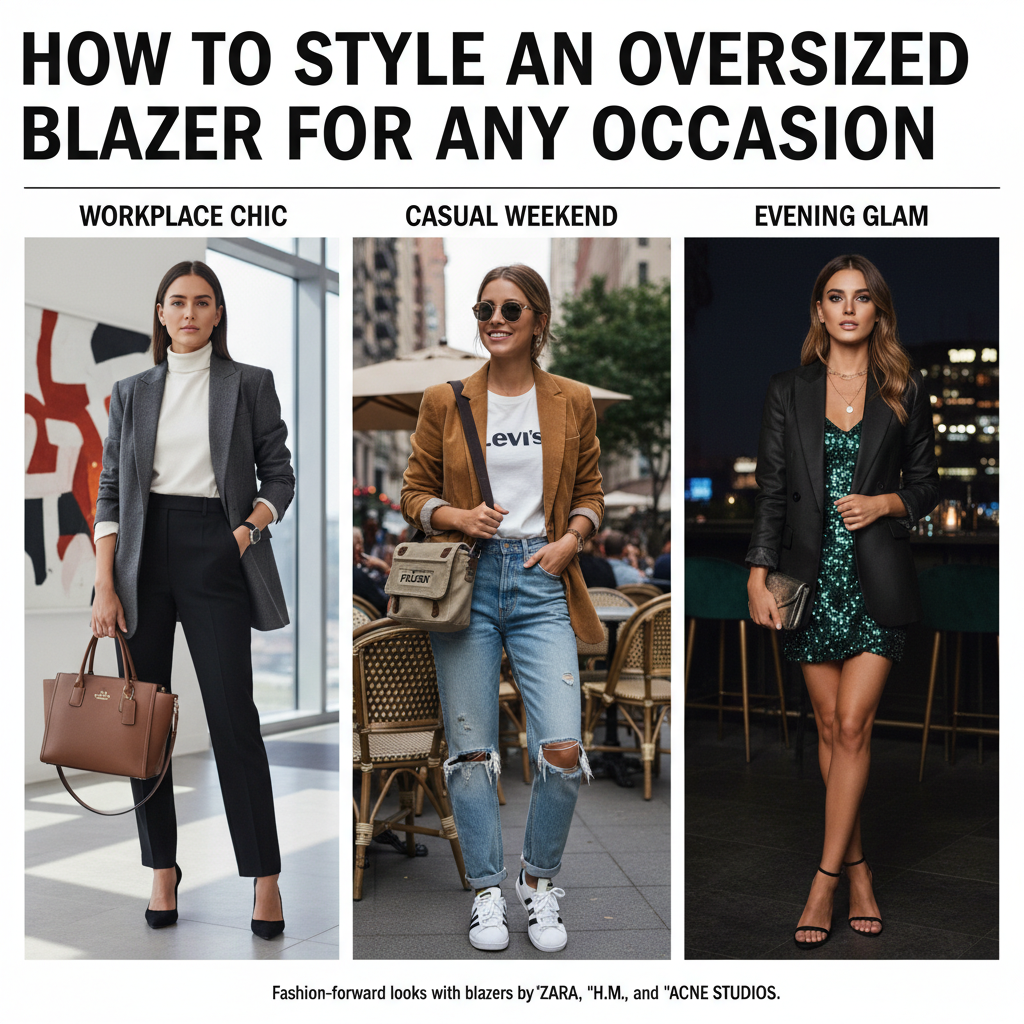 How to Style an Oversized Blazer for Any Occasion