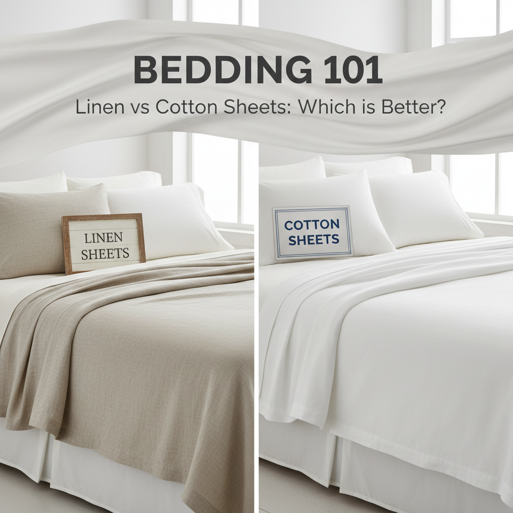Bedding 101 Linen vs Cotton Sheets Which is Better