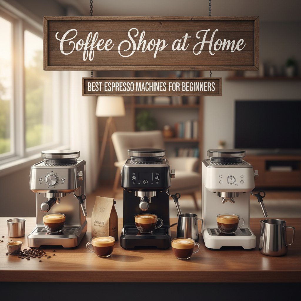 Coffee Shop at Home Best Espresso Machines for Beginners