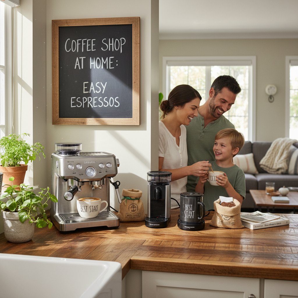Kitchen - Coffee Shop at Home Best Espresso Machines for Beginners