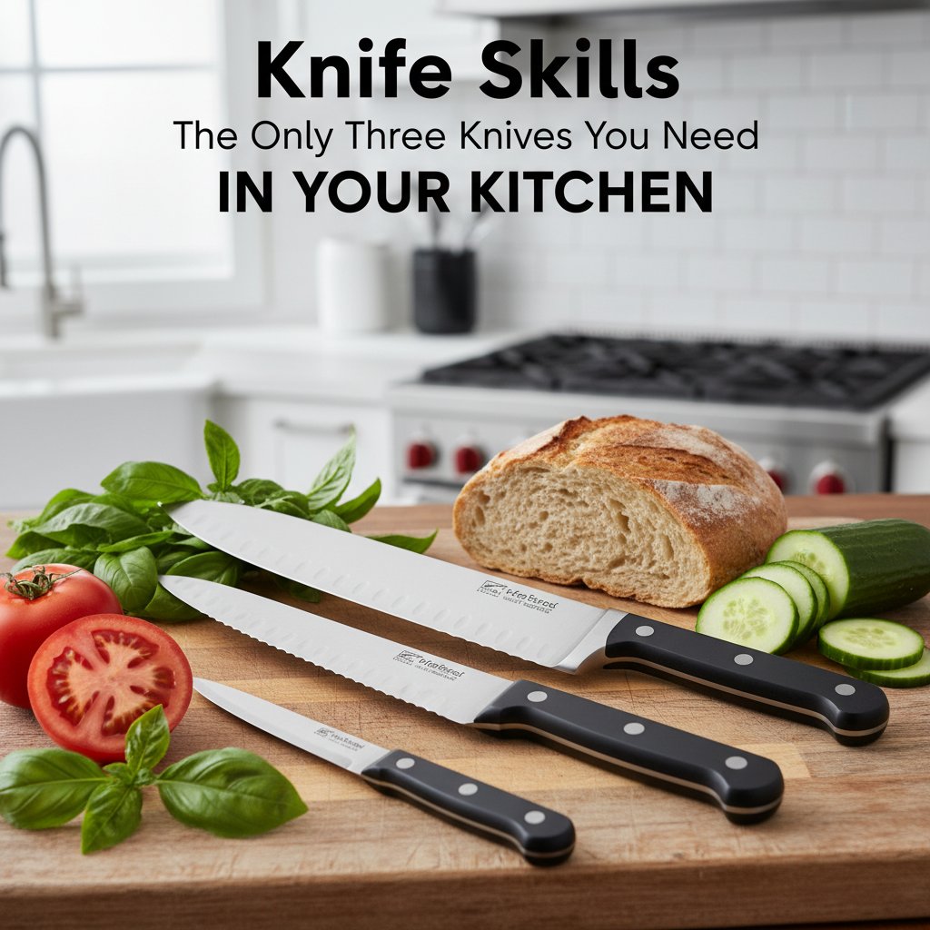 Knife Skills The Only Three Knives You Need in Your Kitchen