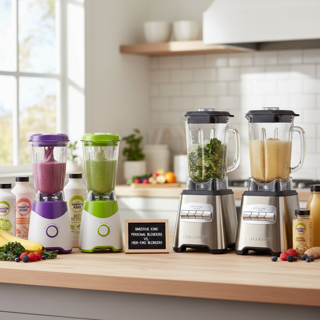Smoothie King Personal Blenders vs High End Blenders