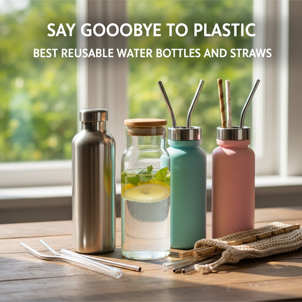 Say Goodbye to Plastic Best Reusable Water Bottles and Straws