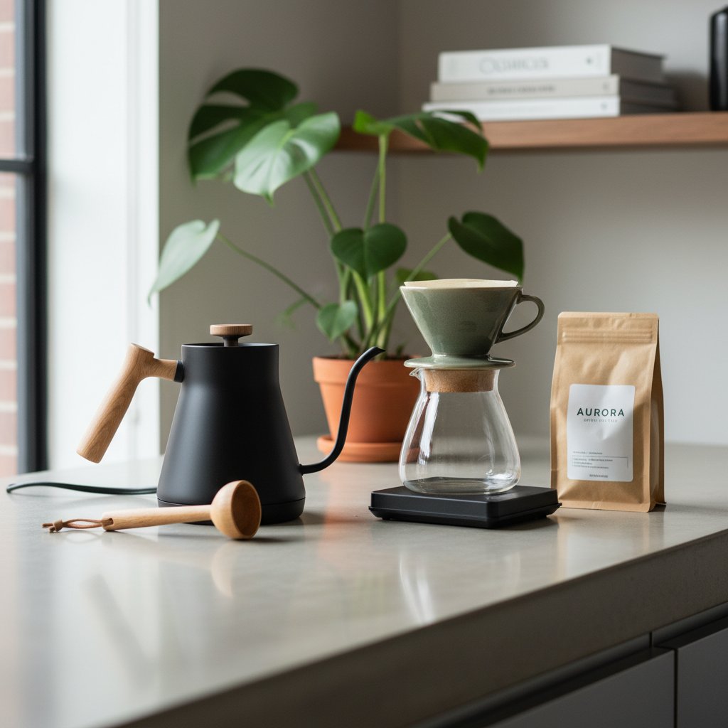 Aesthetic Kettles Pour Over Coffee Gear for Design Lovers
