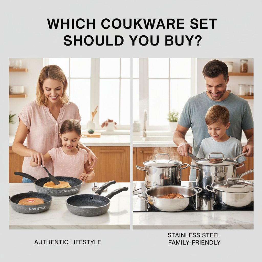 Kitchen - Non Stick vs Stainless Steel Which Cookware Set Should You Buy