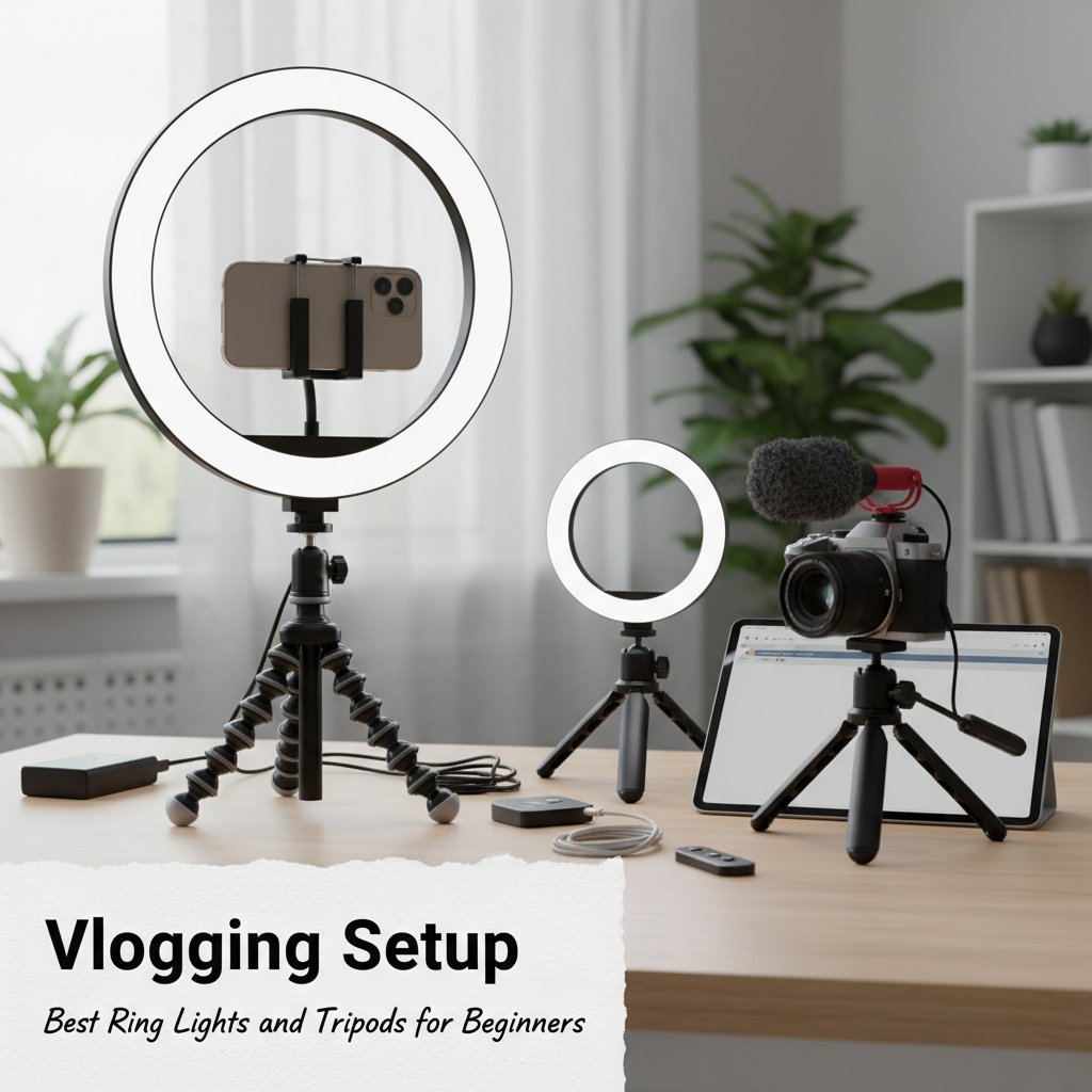 Vlogging Setup Best Ring Lights and Tripods for Beginners