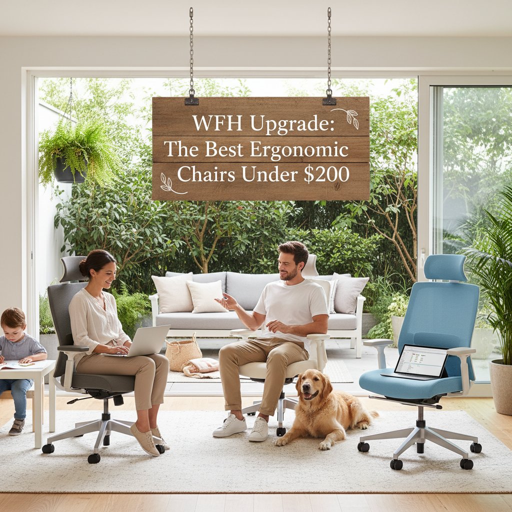 Office - WFH Upgrade The Best Ergonomic Chairs Under $200