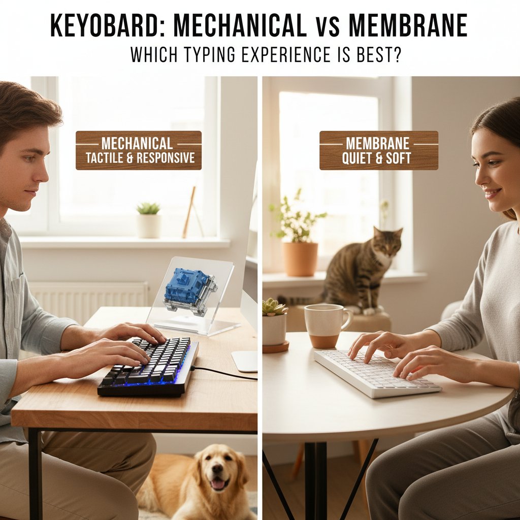 Office - Keyboard Mechanical vs Membrane Which Typing Experience is Best
