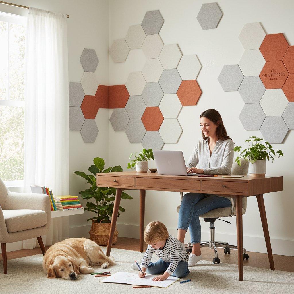 Office - Noise Management Soundproofing Panels for Home Offices