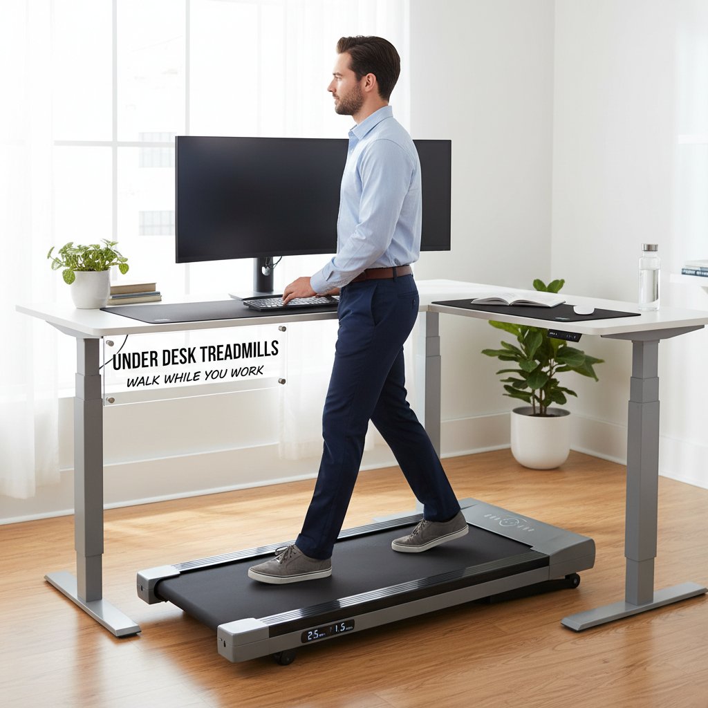 Under Desk Treadmills Walk While You Work