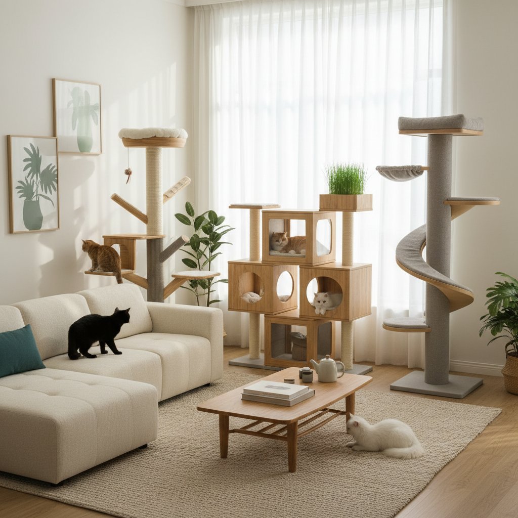 Cat Towers That Actually Look Good in Your Living Room