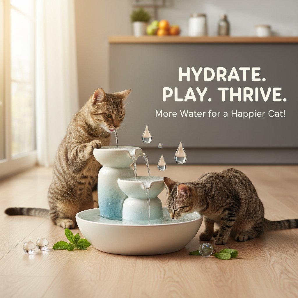 Water Fountains Encouraging Your Cat to Drink More Water