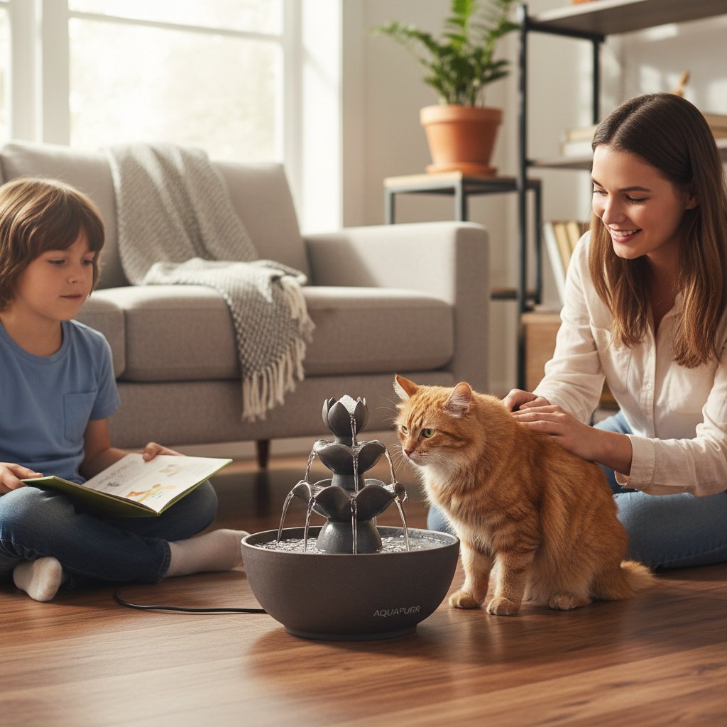 Pets - Water Fountains Encouraging Your Cat to Drink More Water
