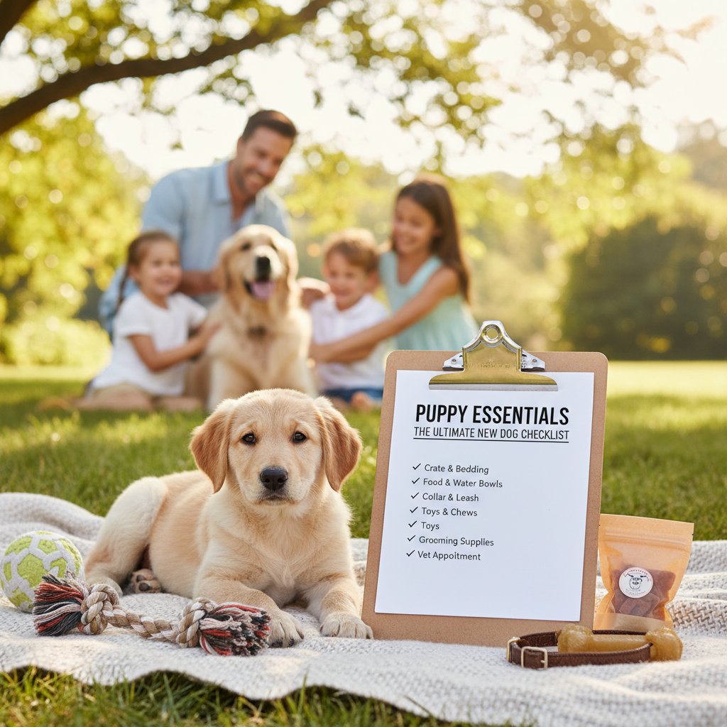 Pets - Puppy Essentials The Ultimate New Dog Checklist