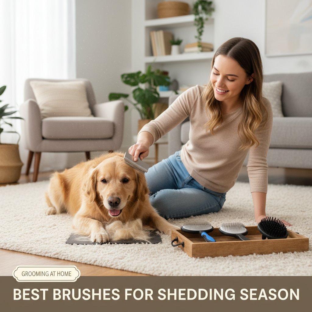 Grooming at Home Best Brushes for Shedding Season