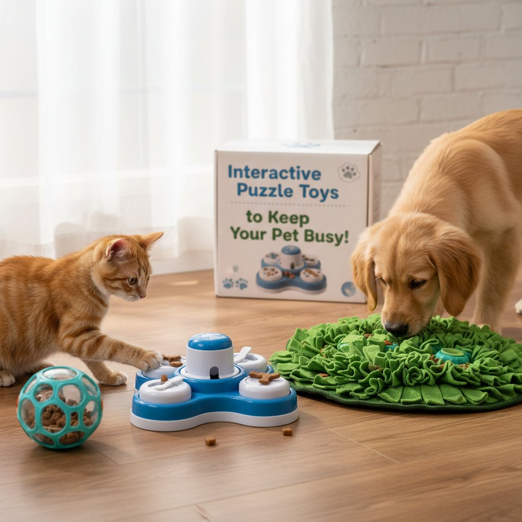 Interactive Puzzle Toys to Keep Your Pet Busy