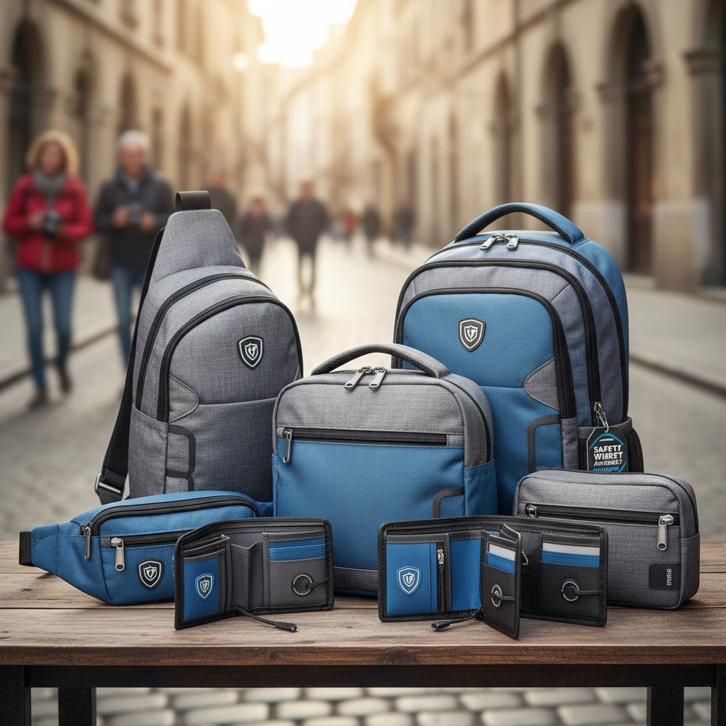 Safety First Anti Theft Bags and Wallets for Tourists