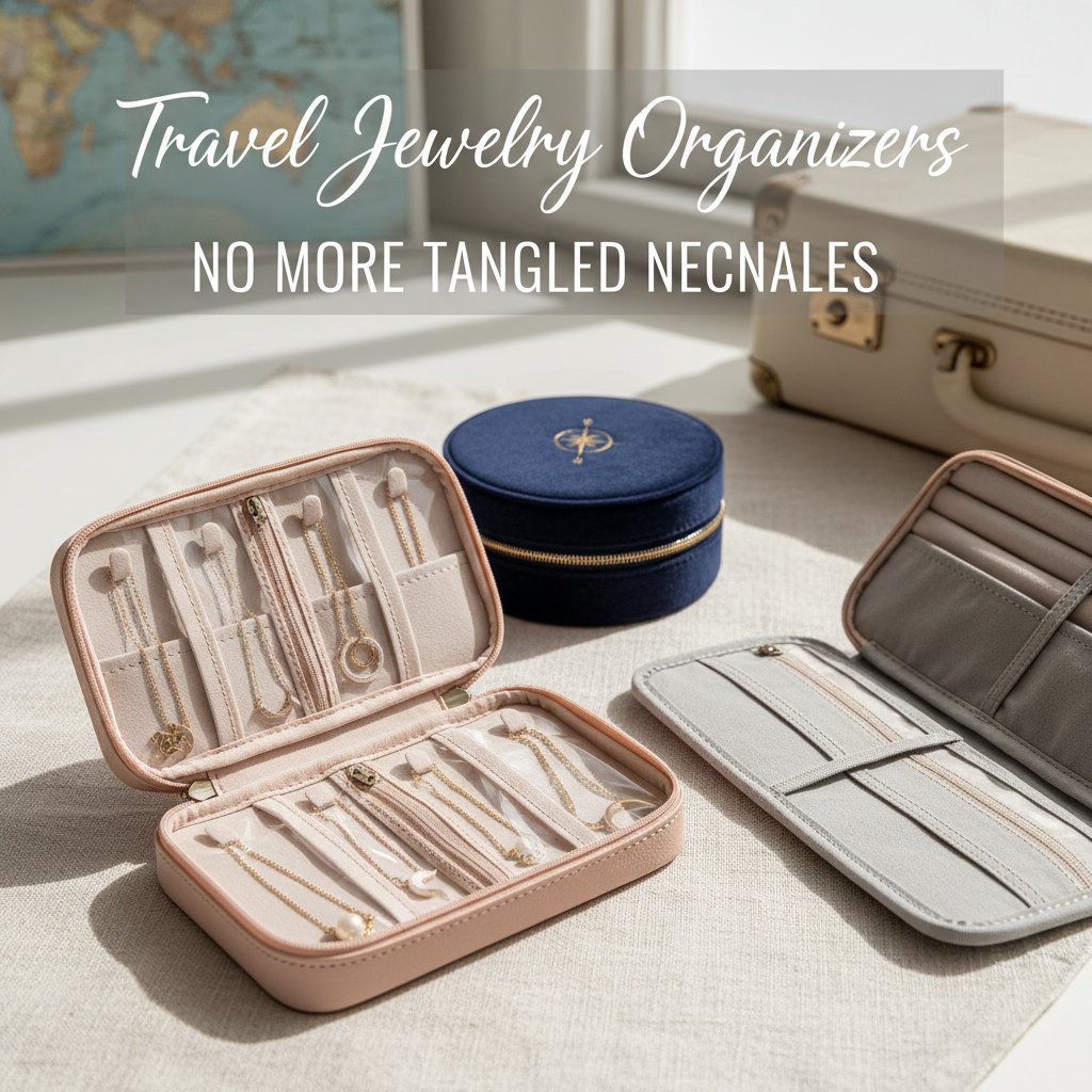 Travel Jewelry Organizers No More Tangled Necklaces