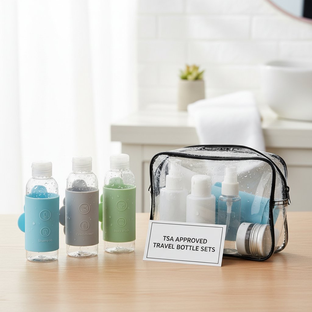 Refillable Travel Bottles TSA Approved Sets