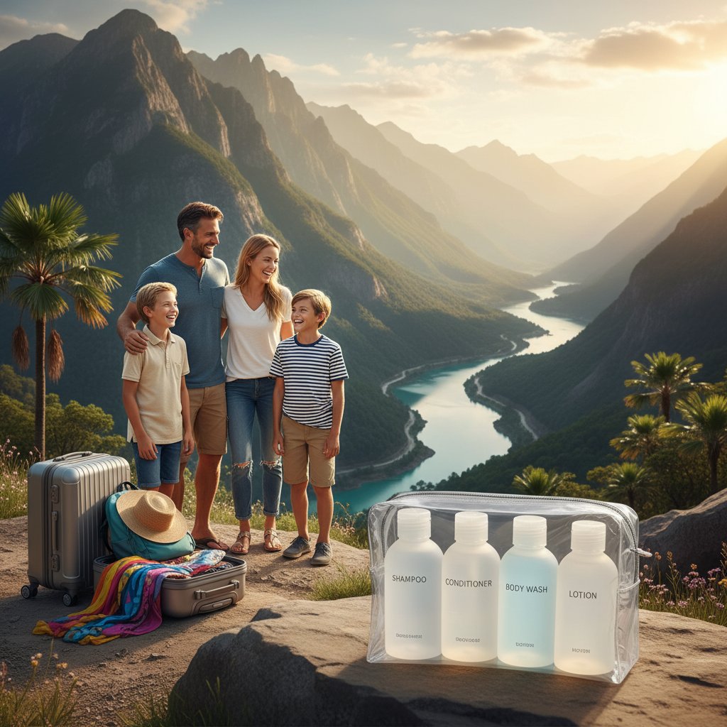 Travel - Refillable Travel Bottles TSA Approved Sets