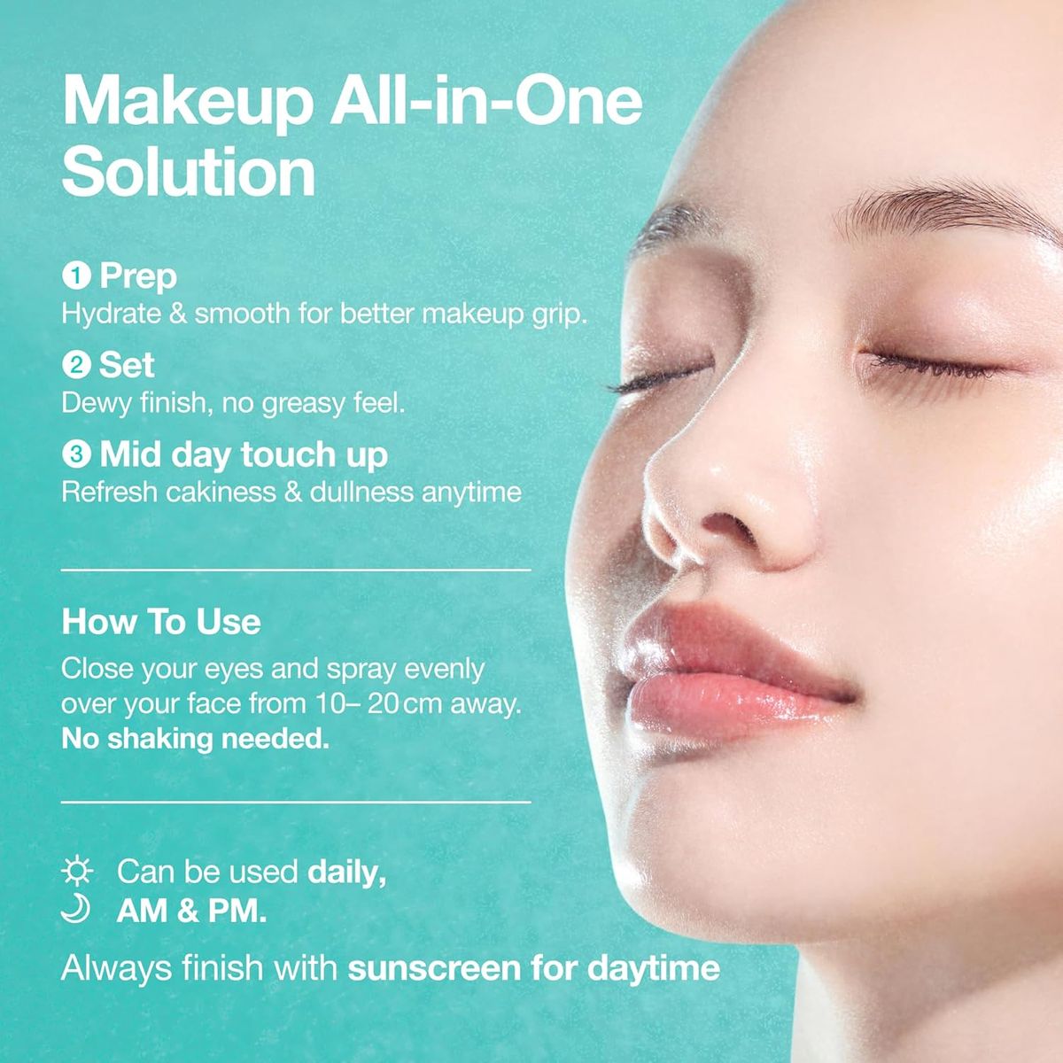 Anua PDRN Collagen Glow Facial Serum Spray: Instant Plumping Hydration