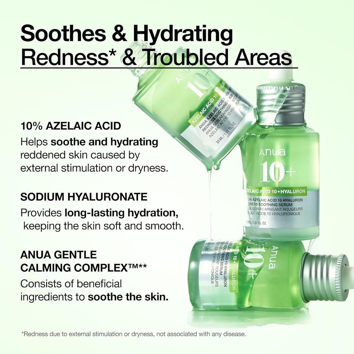 Anua Azelaic Acid 10 Hyaluron Serum: Redness Soothing