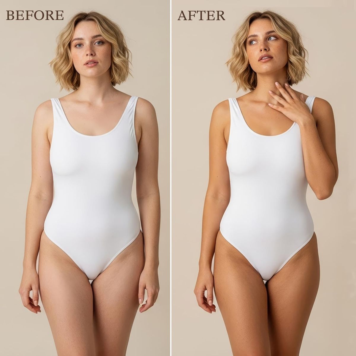 Beauty by Earth Tanning Lotion Self Tanner – USA Made, Organic Glow
