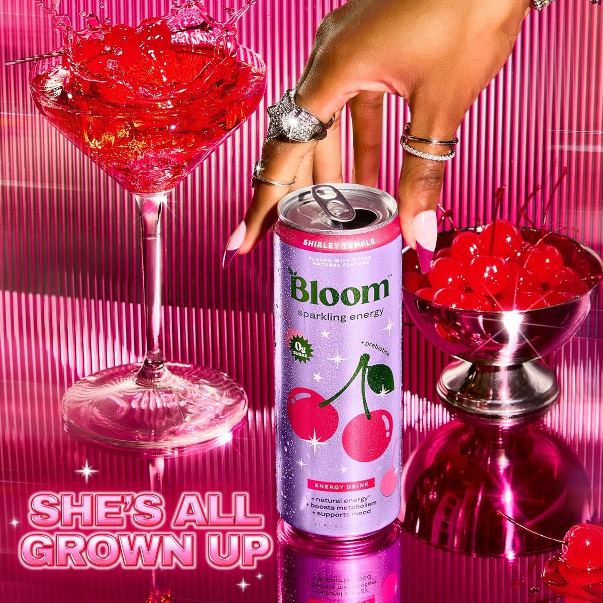 Bloom Nutrition Sparkling Energy: Zero Sugar, 180mg Caffeine