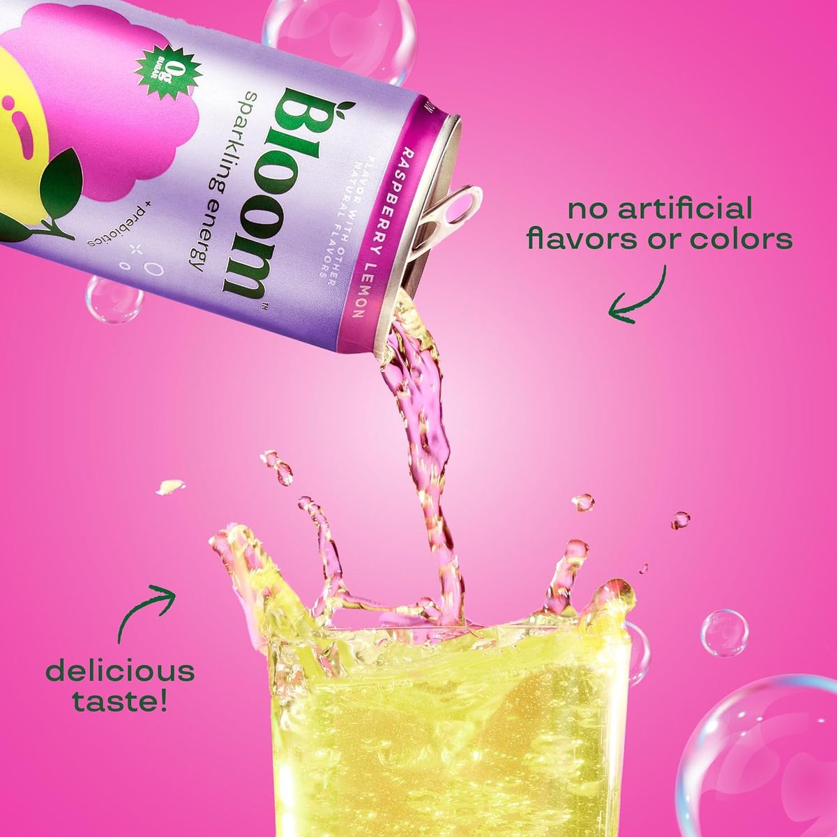 Bloom Nutrition Sparkling Energy Drink Variety Pack: Natural Caffeine Boost