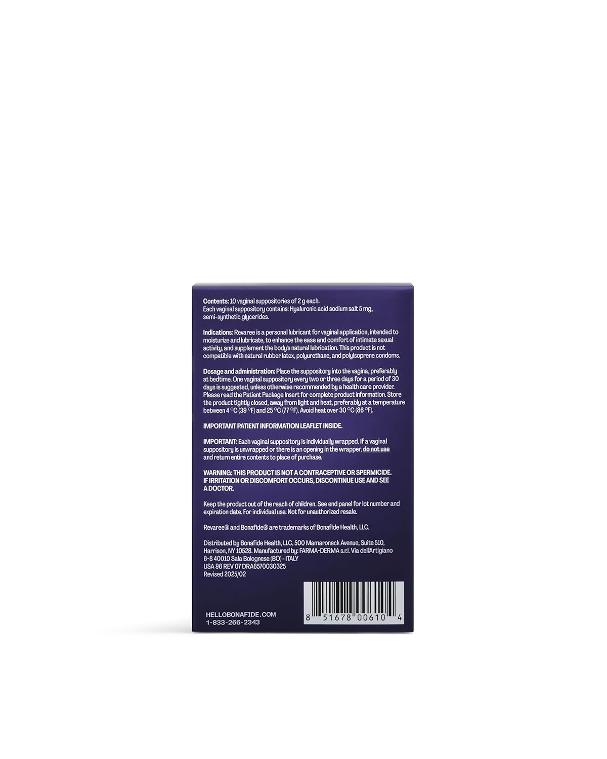 Bonafide Revaree: Hormone-Free Vaginal Moisturizer for Daily Comfort