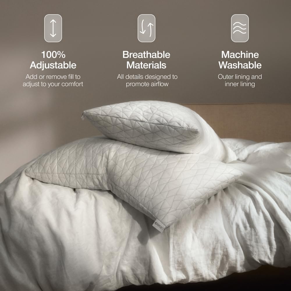 Coop Home Goods Original Adjustable Pillow: Perfect Sleep