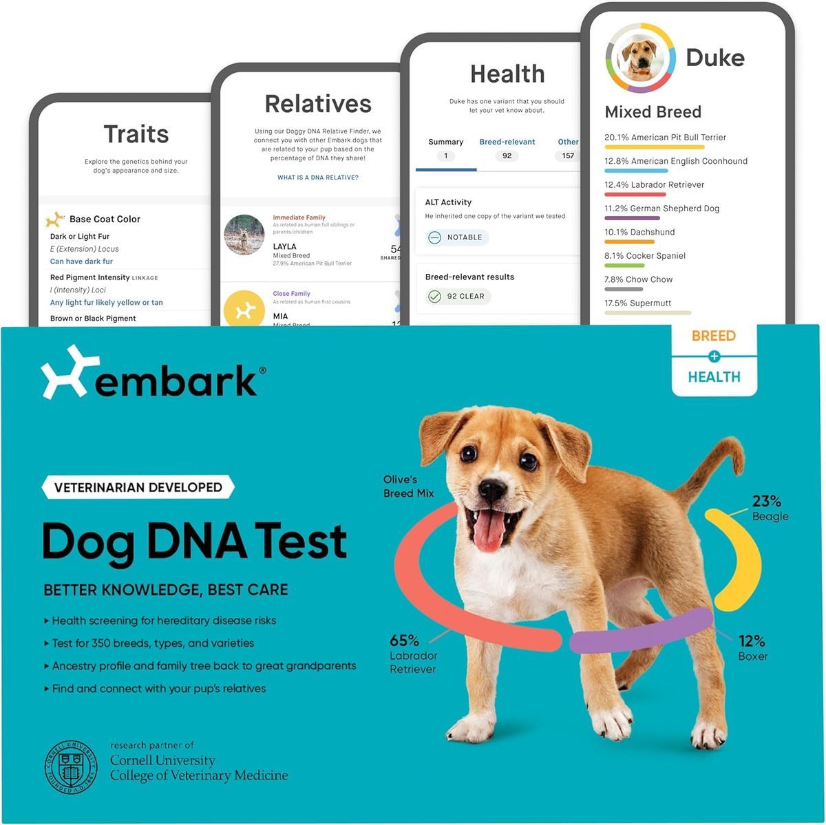 Embark Vet Breed & Health Dog DNA Test – Discover Your Dog's Secrets