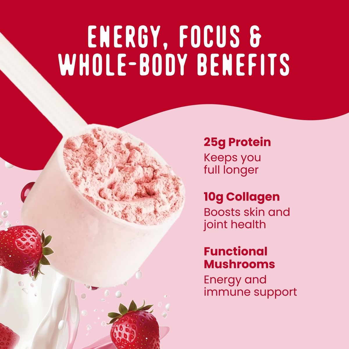 FlavCity All in One Protein Shake: Berries and Cream Bliss