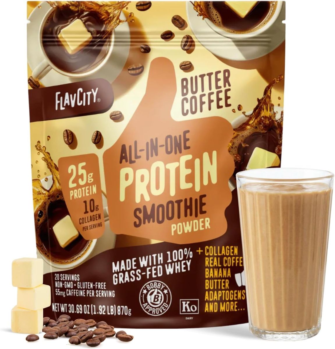 FlavCity Butter Coffee Protein: Your All-in-One Power Shake