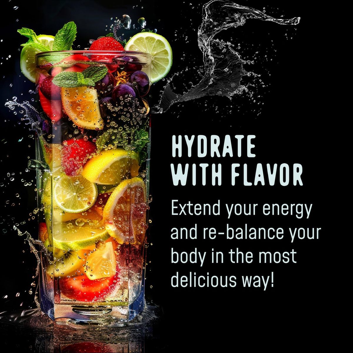 FlavCity Electrolytes: Real Fruit Hydration Packets