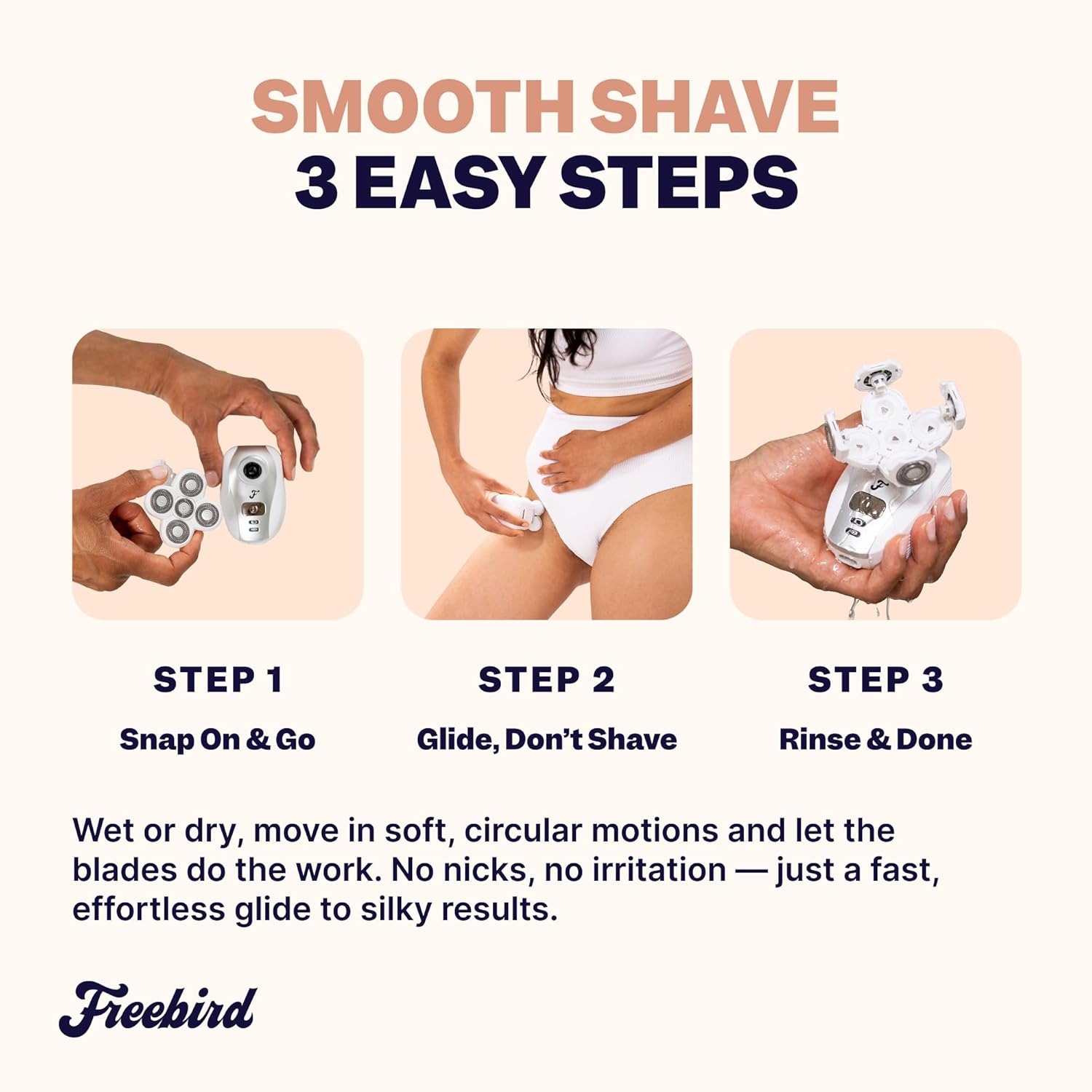 Freebird FlexSeries Electric Razor: Smooth, Sensitive, Confident