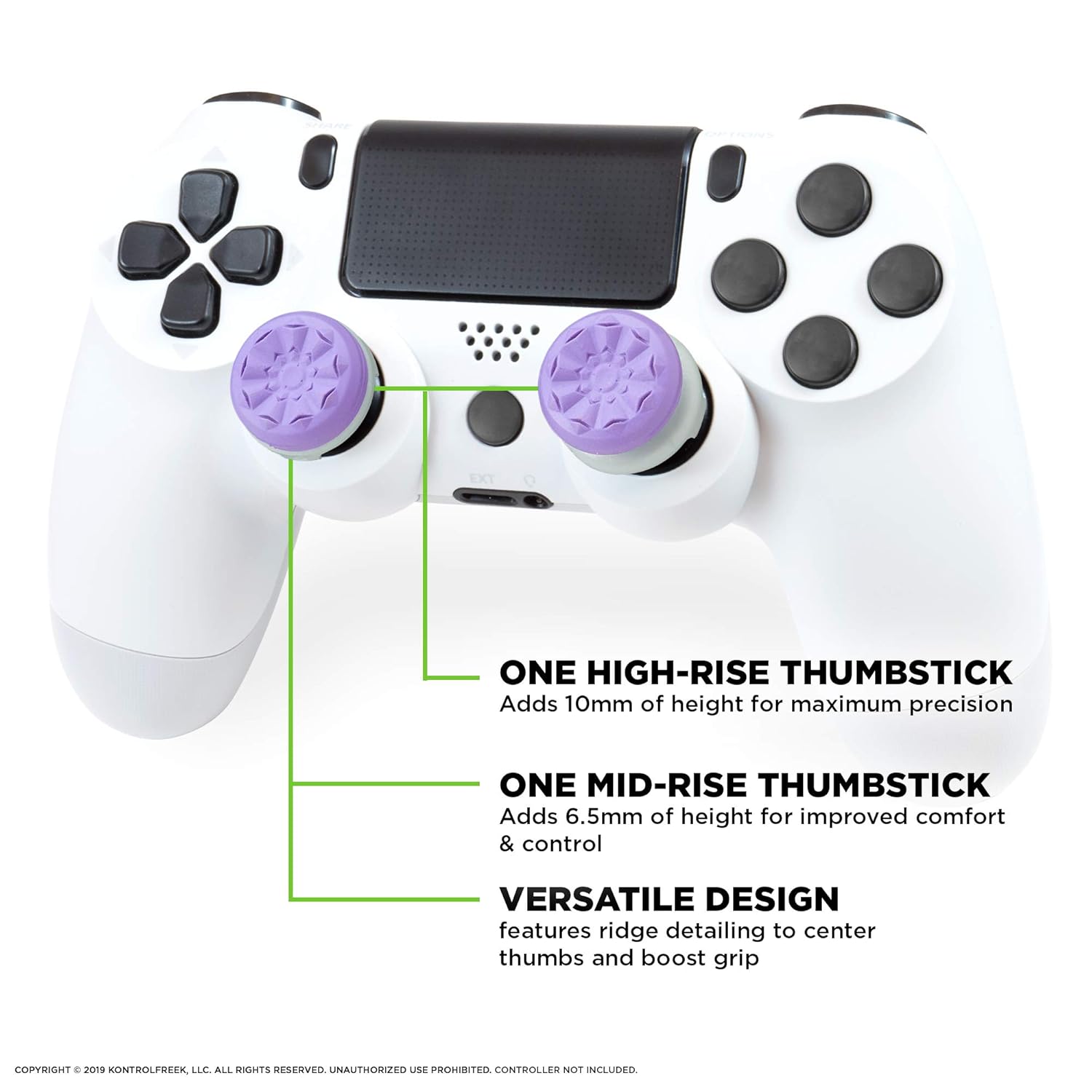 KontrolFreek FPS Freek Galaxy Purple Thumbsticks (PS4/PS5)