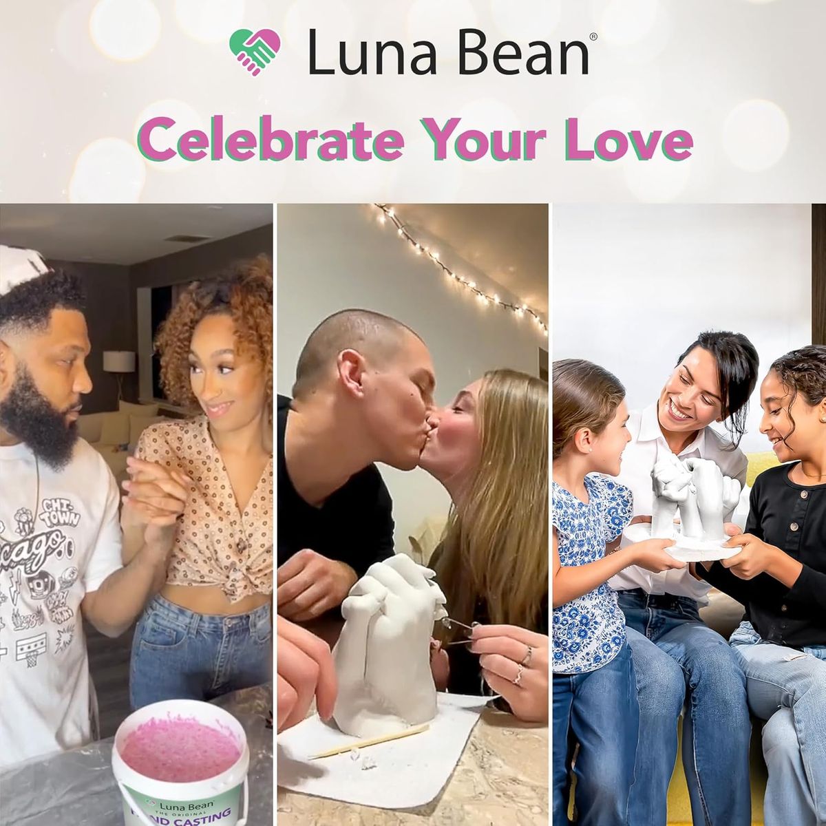 Luna Bean Hand Casting Kit – The Original Hand Mold Kit for Couples