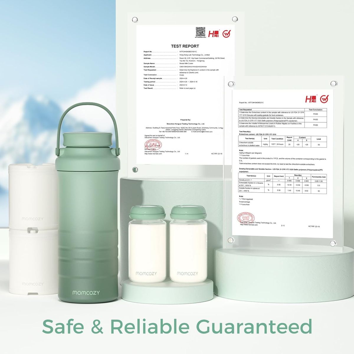 Momcozy 22oz Portable Breast Milk Cooler: 24-Hour Cooling for Busy Moms