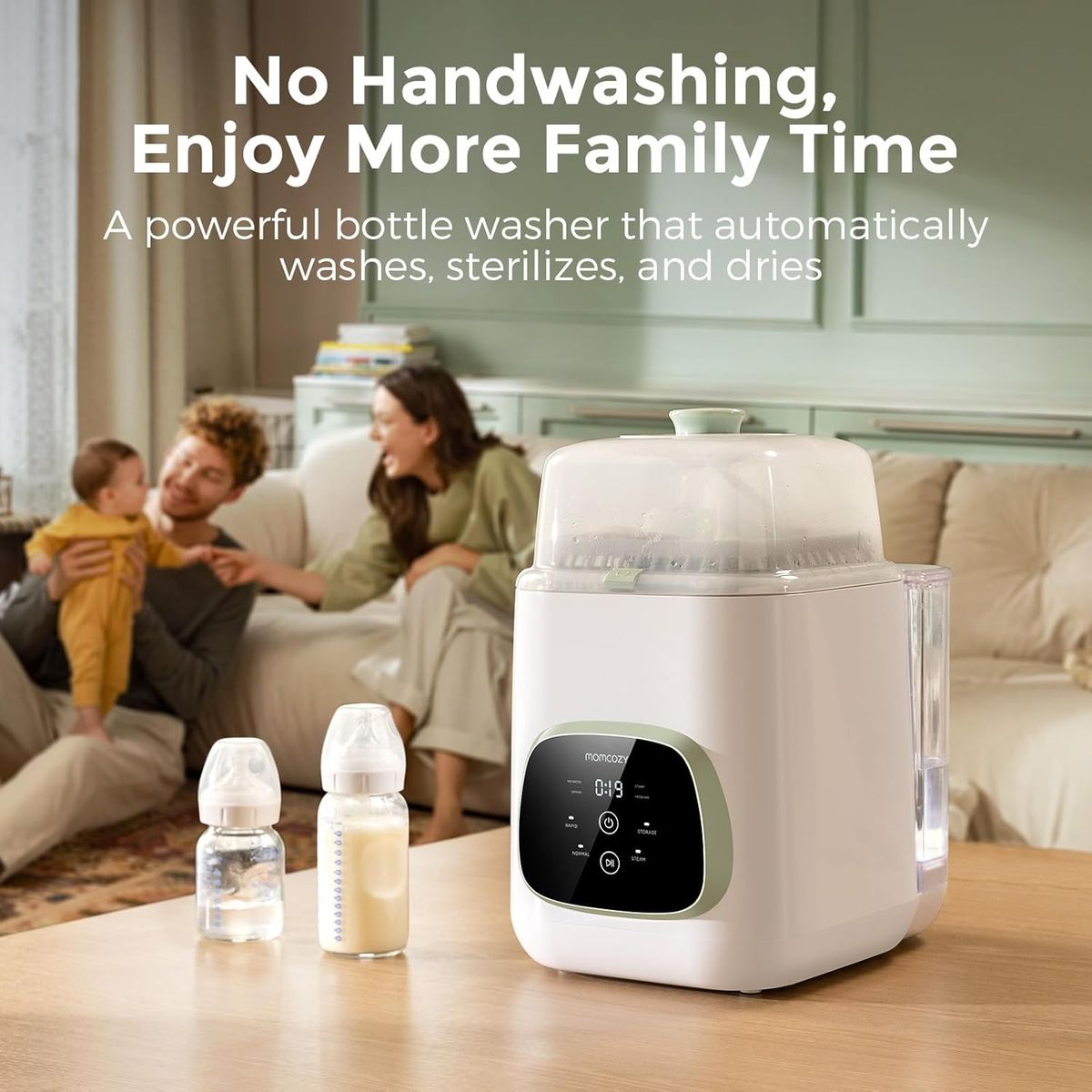 Momcozy KleanPal Pro: The All-in-One Bottle Washer & Sterilizer
