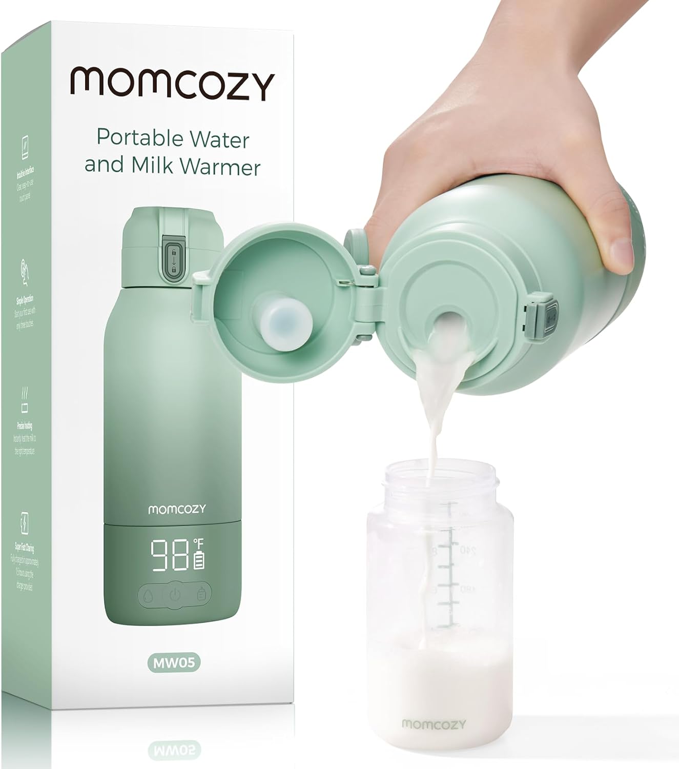 Momcozy Portable Bottle Warmer: Fast, Reliable Travel Companion