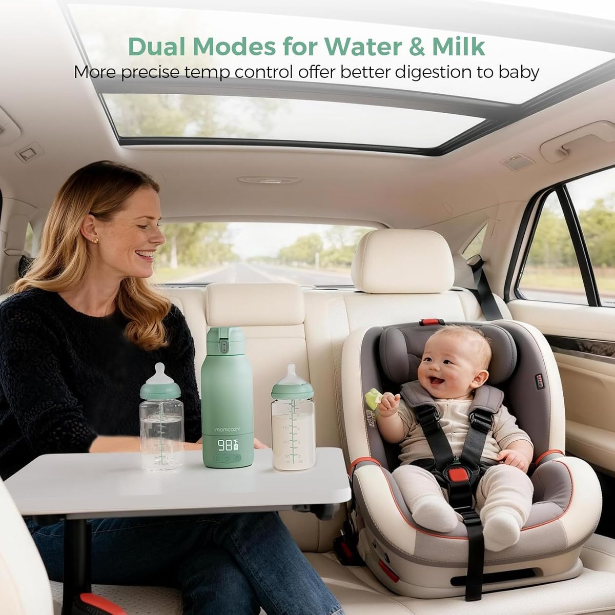 Momcozy Portable Bottle Warmer: Fast, Reliable Travel Companion