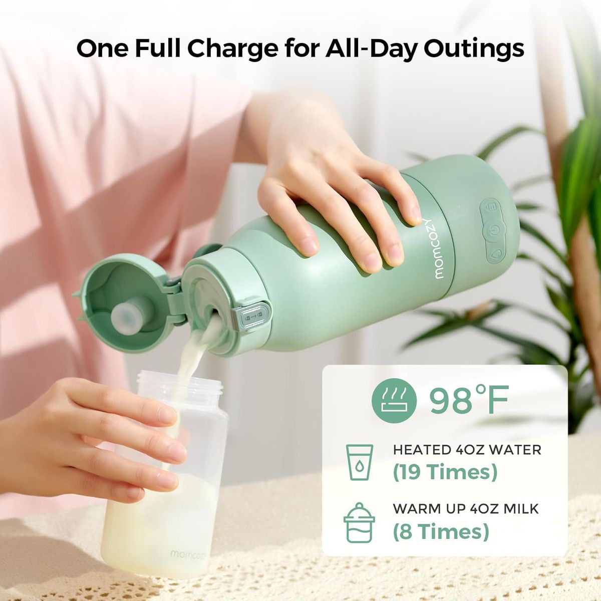 Momcozy Portable Bottle Warmer: Fast, Reliable Travel Companion