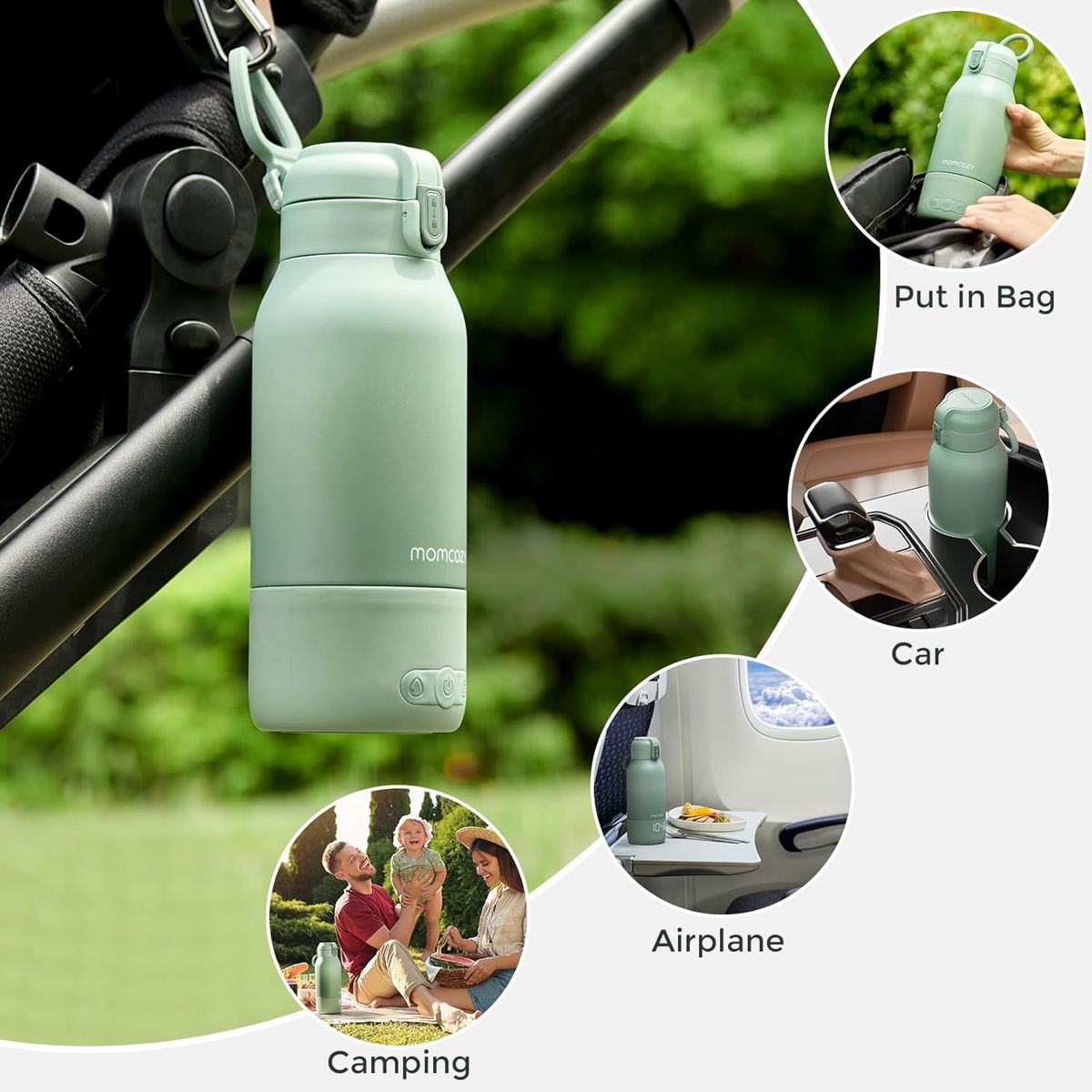 Momcozy Portable Bottle Warmer: Fast, Reliable Travel Companion