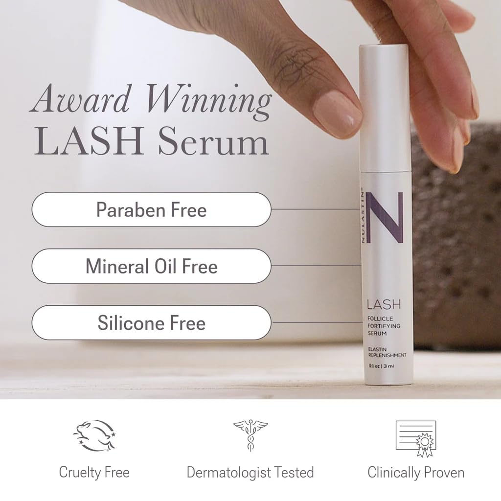 Nulastin Lash Serum: Clinically Tested for Longer Lashes