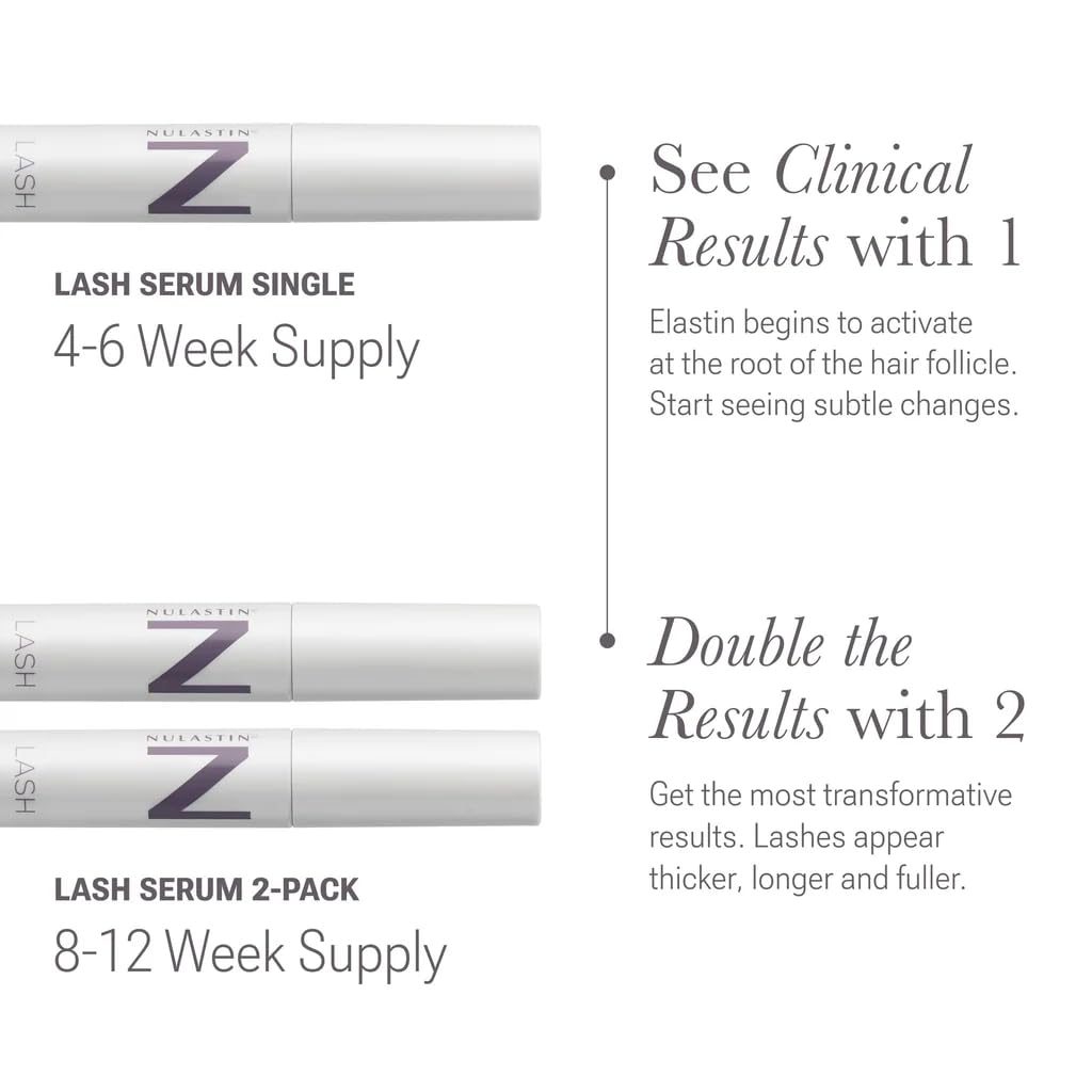 Nulastin Lash Serum: Clinically Tested for Longer Lashes
