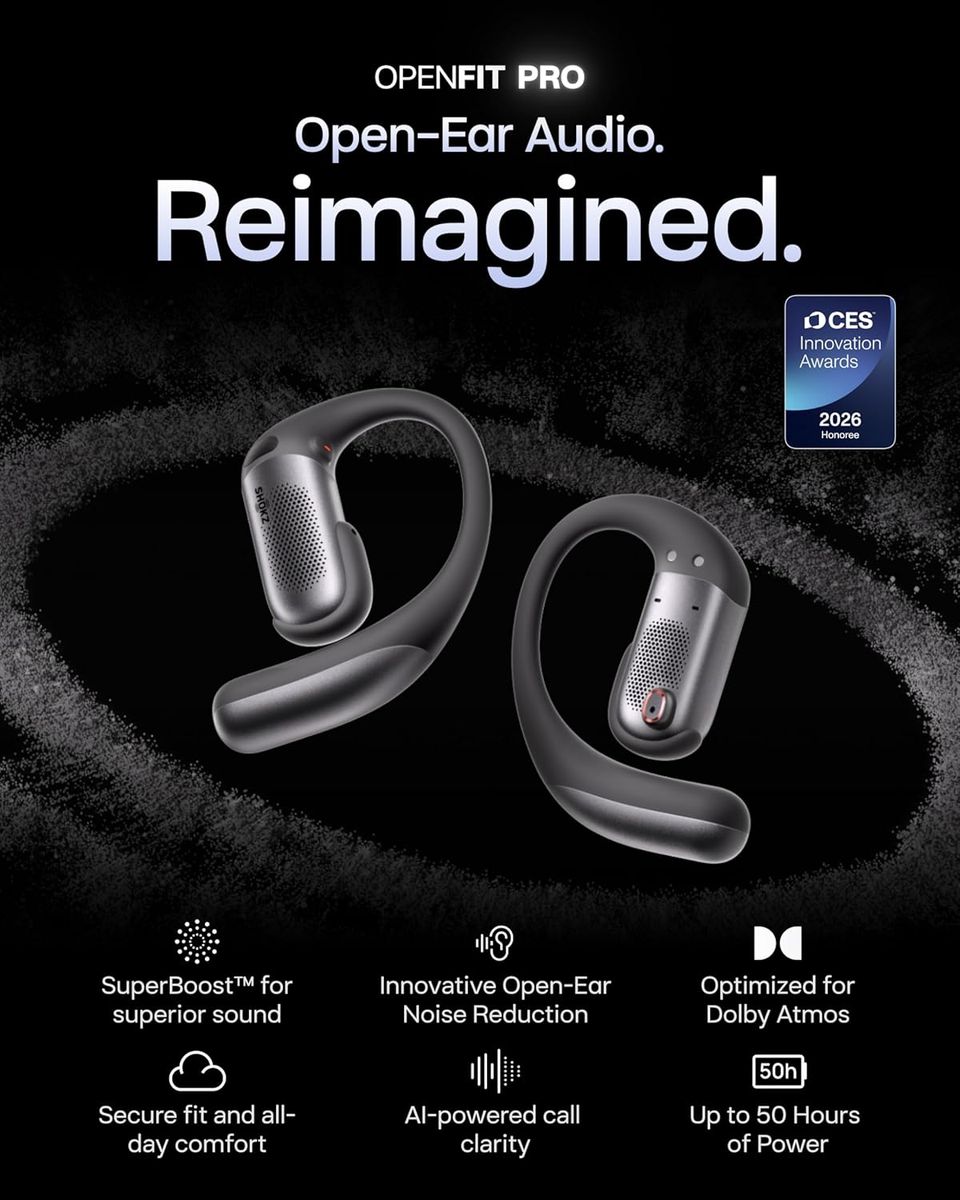 Shokz OpenFit Pro: Open-Ear Earbuds Redefining Sound