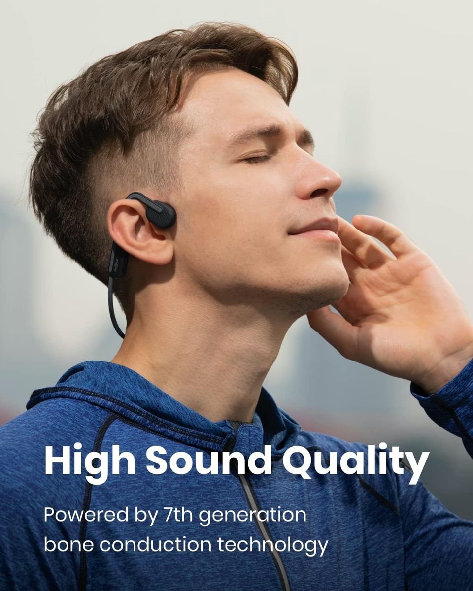 Shokz OpenMove: Open-Ear Bone Conduction Sport Headphones