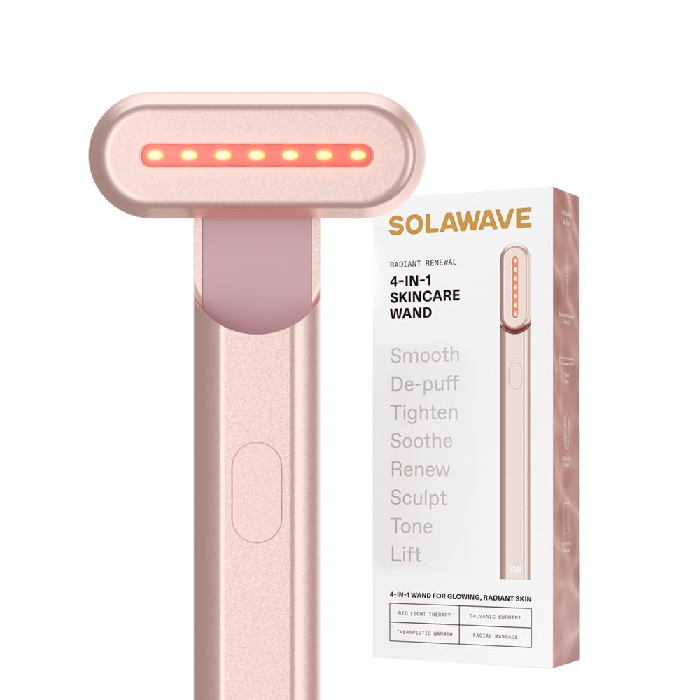 Solawave 4-in-1 Red Light Wand: Your At-Home Facial